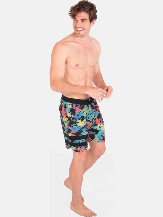 Block Party Men's Swimwear Bermuda Multicolour Floral