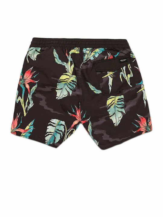 Beach Bunch Ανδρικό Μαγιό Σορτς Μαύρο Floral