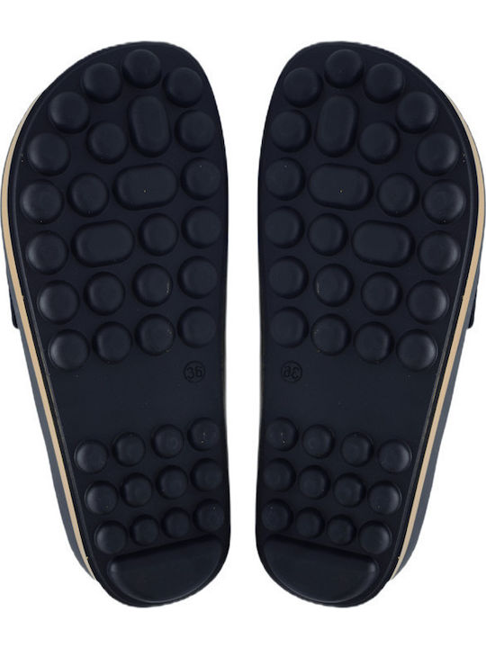 Lisa 35 Leather Women's Flat Sandals Anatomic in Black Color