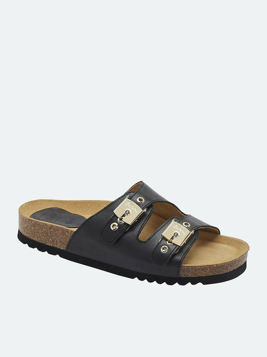 Alba Sandale Casual Damă De Piele Negre