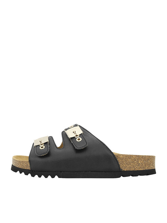 Alba Sandale Casual Damă De Piele Negre