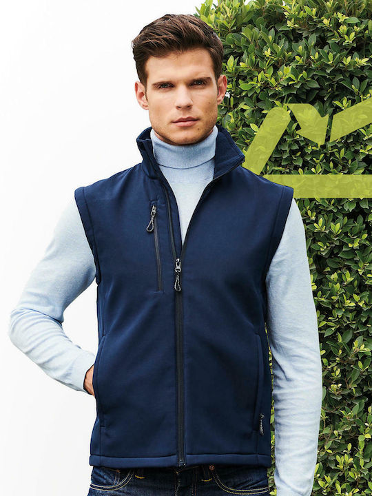 TRA858 Ανδρική Ζακέτα Fleece Navy Μπλε