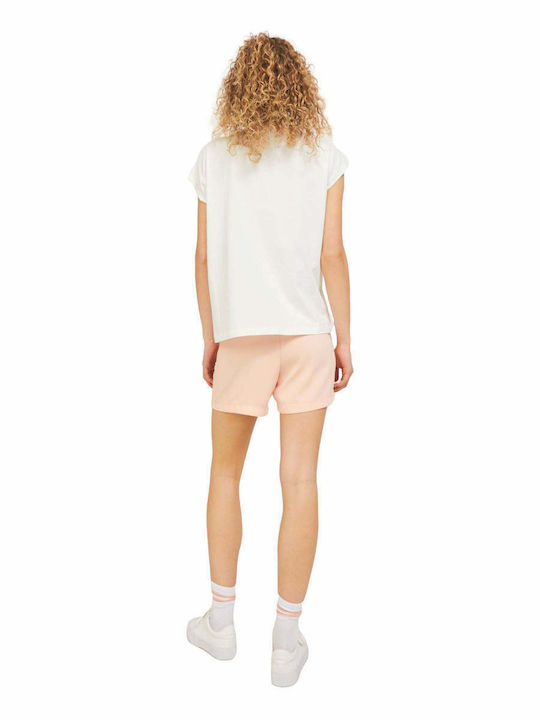 Jack & Jones Feminin Oversized Tricou Alb