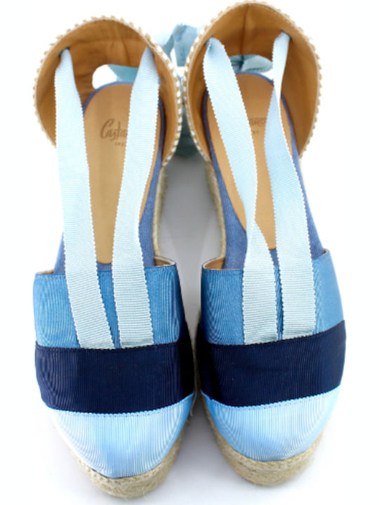 Coqui Women's Fabric Platform Espadrilles Blue
