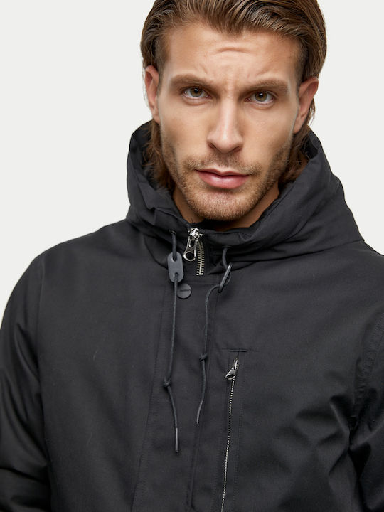 North 56°4 Park Jacket with Hood - Black