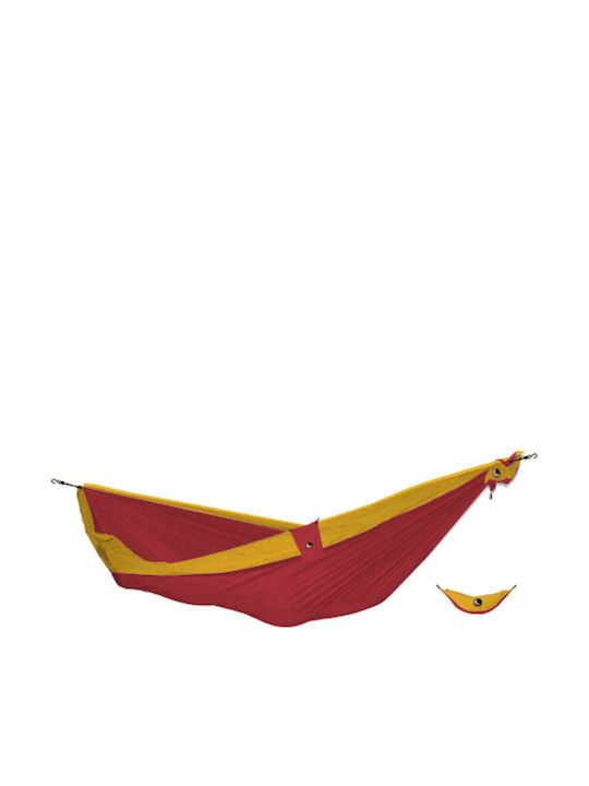 Ticket To The Moon Burgundy/ Dark Yellow Hängematte Fallschirm Doppelter Stoff Burgundisch 320x200cm