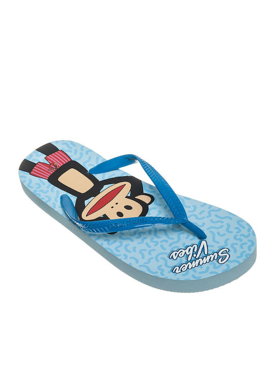 Șlapi pentru copii Flip Flops Albastre Paul Frank Summer Vibes