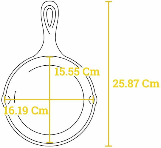 Lodge Heat Treated Тиган от Чугун 16.51см