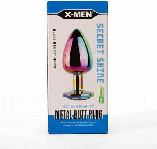Debranet X-Men Secret Shine Classic Rainbow Πρωκτική Σφήνα Small Small