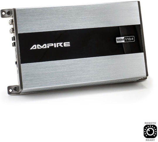 Ampire MBM110.4-2G Ενισχυτής Αυτοκινήτου 4 Καναλιών (Κλάση D)