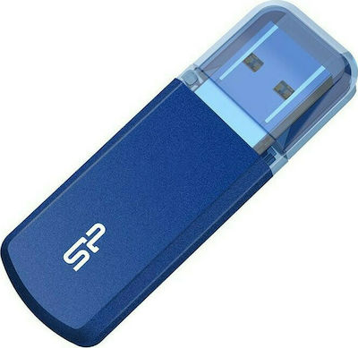 Silicon Power Helios 202 128GB USB 3.2 Stick Μπλε