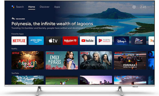 Philips Smart Τηλεόραση 43" 4K UHD LED The One Ambilight HDR (2022) 43PUS8507/12