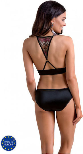 Casmir Lingerie Lagerta 30091 Sexy Σετ Εσωρούχων Μαύρο 2τμχ