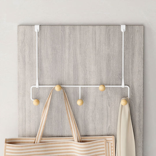 Umbra Door Hook Estique 5 Slots Metallic 39x10x30cm