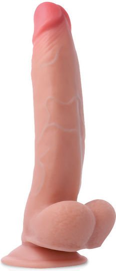 Rock Army Leopard Harness με Dildo 23cm στο χρώμα του δέρματος