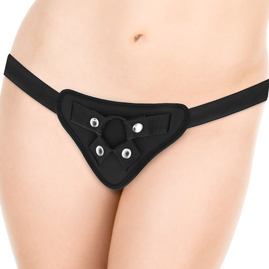 Rock Army Leopard Harness με Dildo 23cm στο χρώμα του δέρματος