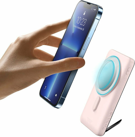 Baseus Power Bank 10000mAh 20W με Θύρα USB-C Ροζ