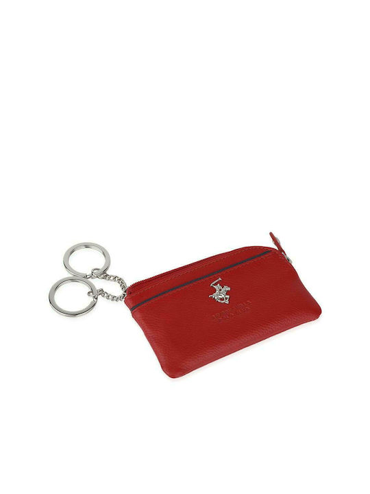 Beverly Hills Polo Club Small Leather Women's Wallet Red