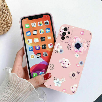 Tech-Protect Mood Coperta din spate Silicon Bloom Pink (Galaxy A53)