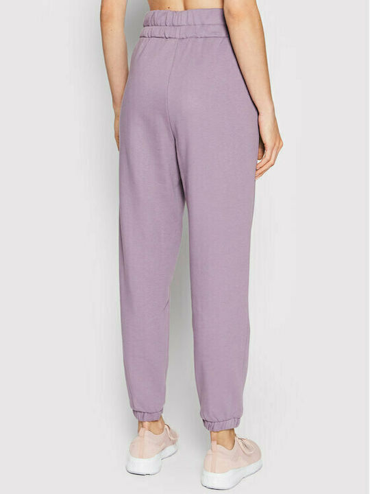 4F Women's High Waist Jogger Sweatpants Purple