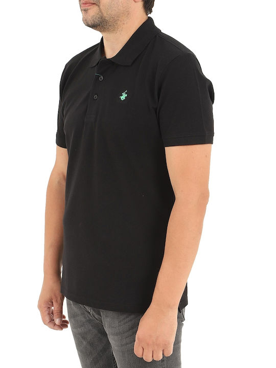 Polo Μπλούζα Κοντομάνικη Μαύρη