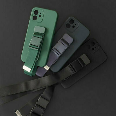 Hurtel Rope Air Bag Back Cover Silicone 1mm Dark Green (/ Xiaomi Redmi 10X 4G)