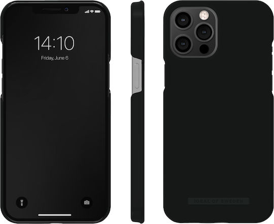 iDeal Of Sweden Fashion Seamless Back Cover Silicone Coal Black (iPhone 12 Pro Max)