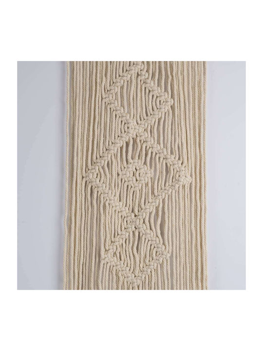 GloboStar Runner Knitted Beige 23x130cm