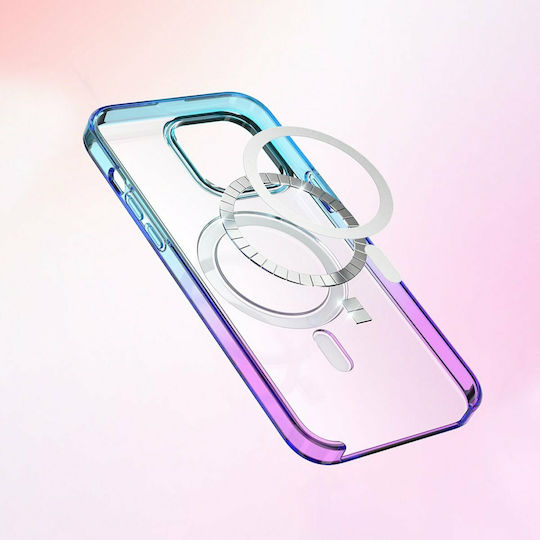 Kingxbar PQY Gradient Back Cover Πλαστικό / Σιλικόνης Clear (iPhone 13 Pro Max)