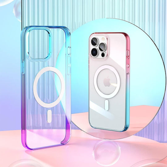 Kingxbar PQY Gradient Back Cover Πλαστικό / Σιλικόνης Clear (iPhone 13 Pro Max)