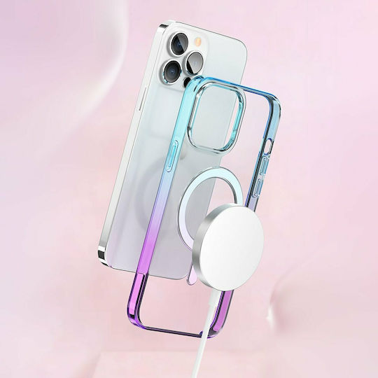 Kingxbar PQY Gradient Back Cover Πλαστικό / Σιλικόνης Clear (iPhone 13 Pro Max)