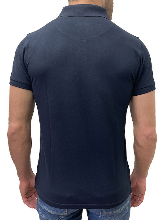 Dors Ανδρικό T-shirt Polo Navy Μπλε