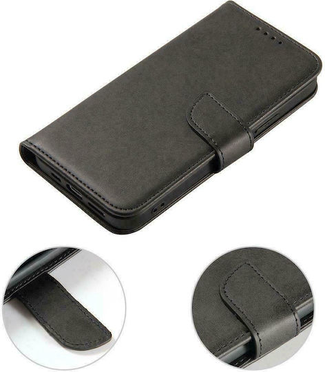 Hurtel Magnet Elegant Book Synthetic Leather Black (Xiaomi 11T / 11T Pro)