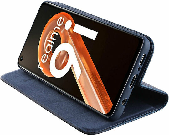 Idol 1991 Elite Anti-RFID Buchen Sie Synthetisches Leder Blau (Realme 9i)