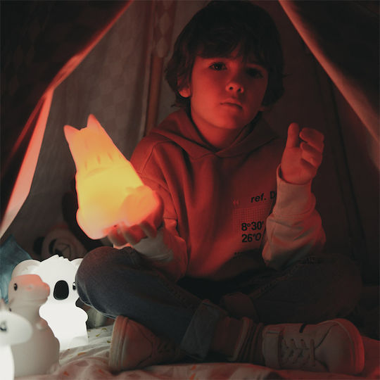 Micro LED Kinder Dekorative Lampe Kidywolf Dino Weiß