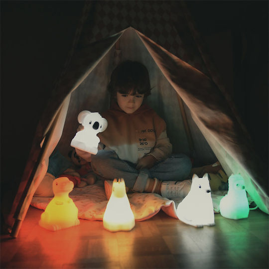 Micro LED Kinder Dekorative Lampe Kidywolf Dino Weiß