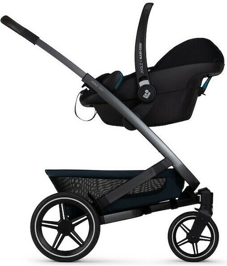 Joolz Geo 3 Mono Adjustable 2 in 1 Baby Stroller Suitable for Newborn Navy Blue 14.1kg