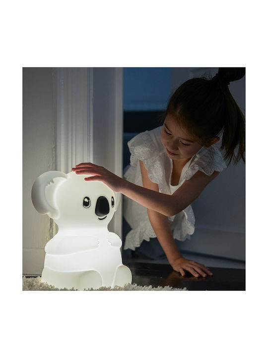 Micro Led Kids Decorative Lamp Kidywolf Koala White 27x20x30εκ.