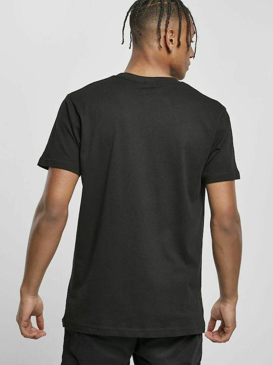 Cracked Backround T-shirt Μαύρο