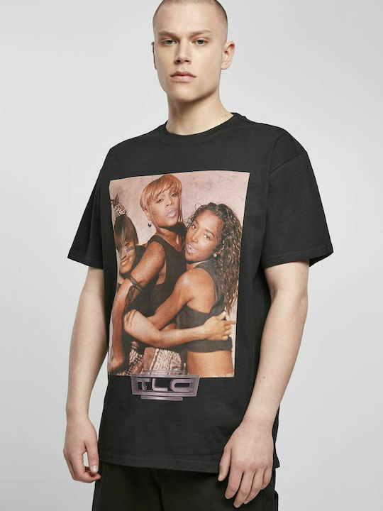Mister Tee TLC Group T-shirt Μαύρο Βαμβακερό Mister Tee TLC Group T-shirt Μαύρο Βαμβακερό