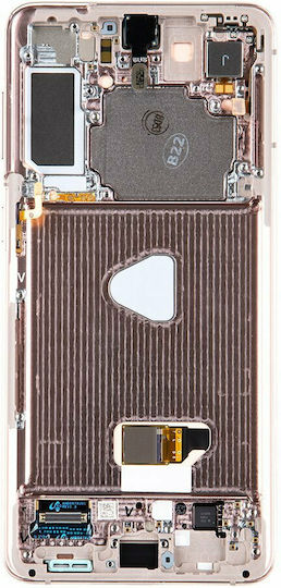 Samsung Οθόνη με Μηχανισμό Αφής και Πλαίσιο για Galaxy S21+ (Μωβ)