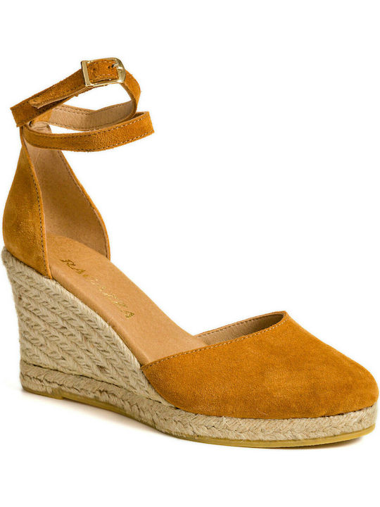 Ragazza Women's Suede Platform Espadrilles Ανοιχτό Ταμπά