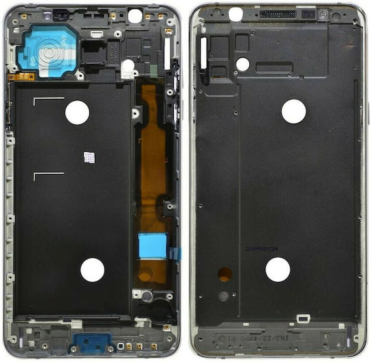 Samsung Μεσαίο Πλαίσιο Μαύρο για Galaxy J7 2016
