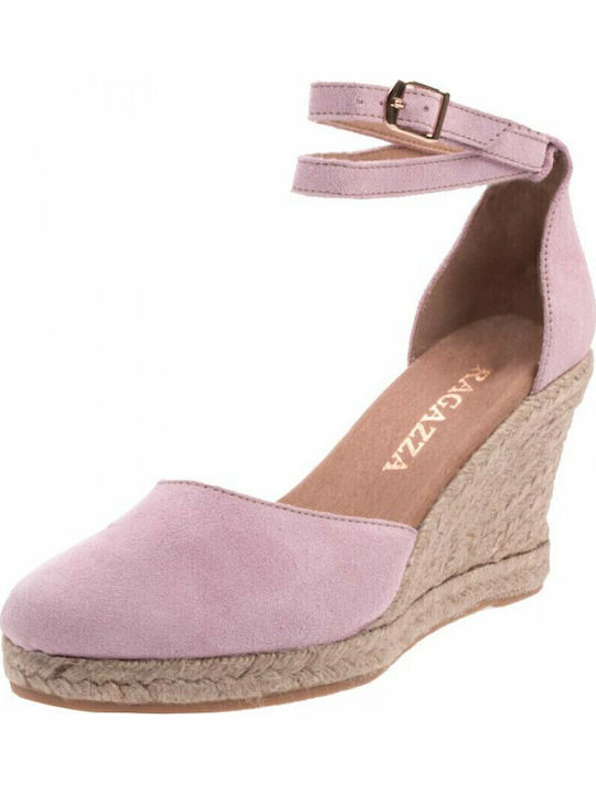 Summer Women's Platforms in Espadrilles Style Rose Gold