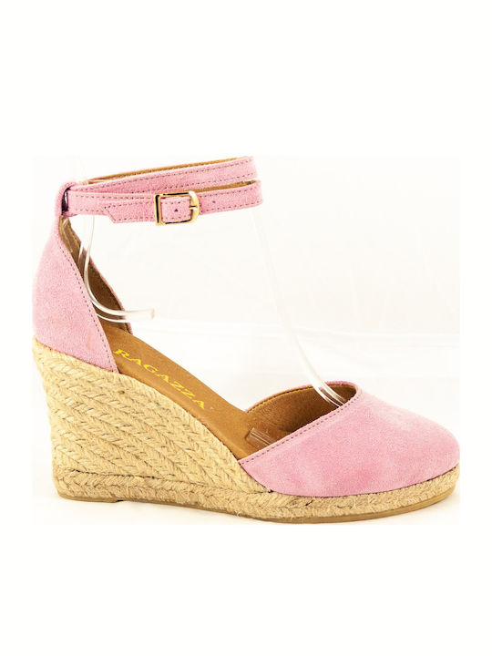 Summer Women's Platforms in Espadrilles Style Rose Gold