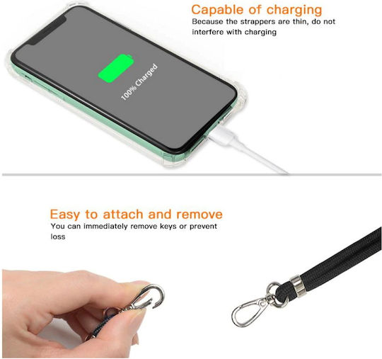 Universal Lanyard Neck Strap for Mobile Phones Navy Blue