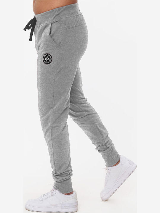 Sweatpants with Elastic Gray
