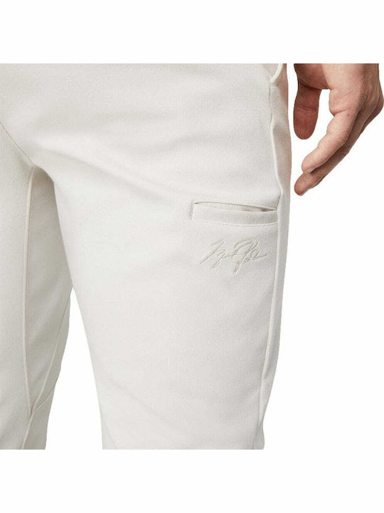 Sweatpants with Elastic Beige