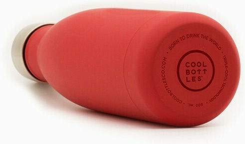 Cool Bottles Vivid Μπουκάλι Θερμός Ανοξείδωτο 500ml Red