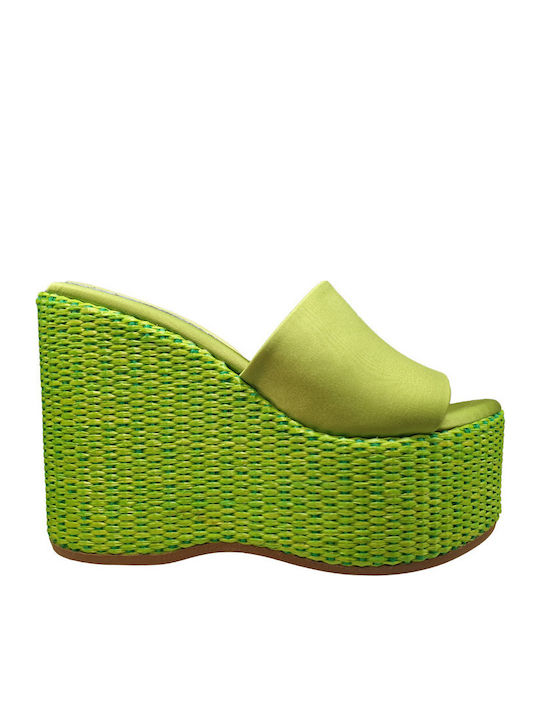 Platforme Dama Tip Slip On Verzi